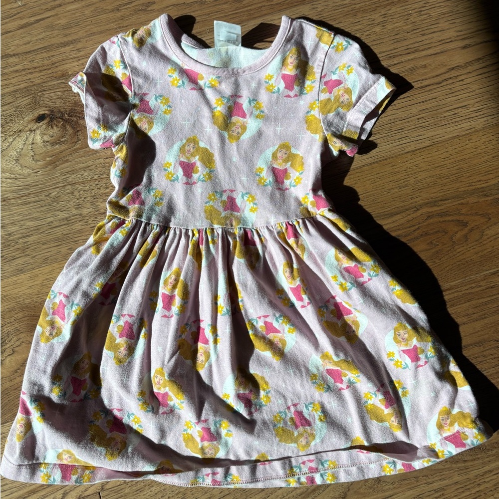 Hanna Andersson Pink Patterned Kids Dress